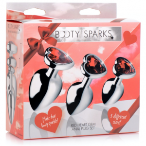 BS Red Heart Gem Anal Plug Se