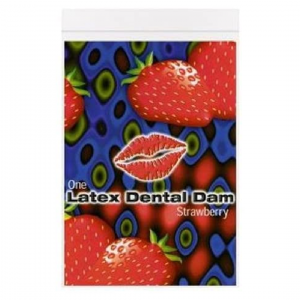 Dental Dam Strawberry