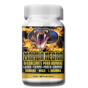 Mamba Negra Vigorizante para Hombre 60caps
